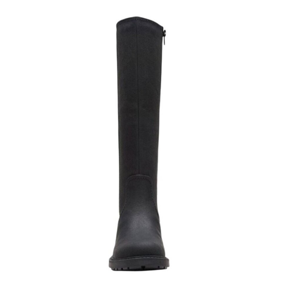 CLARKS / Opal Glow / Black / Leather / Zipper / Knee High / Size 9.5M - Picture 5 of 10